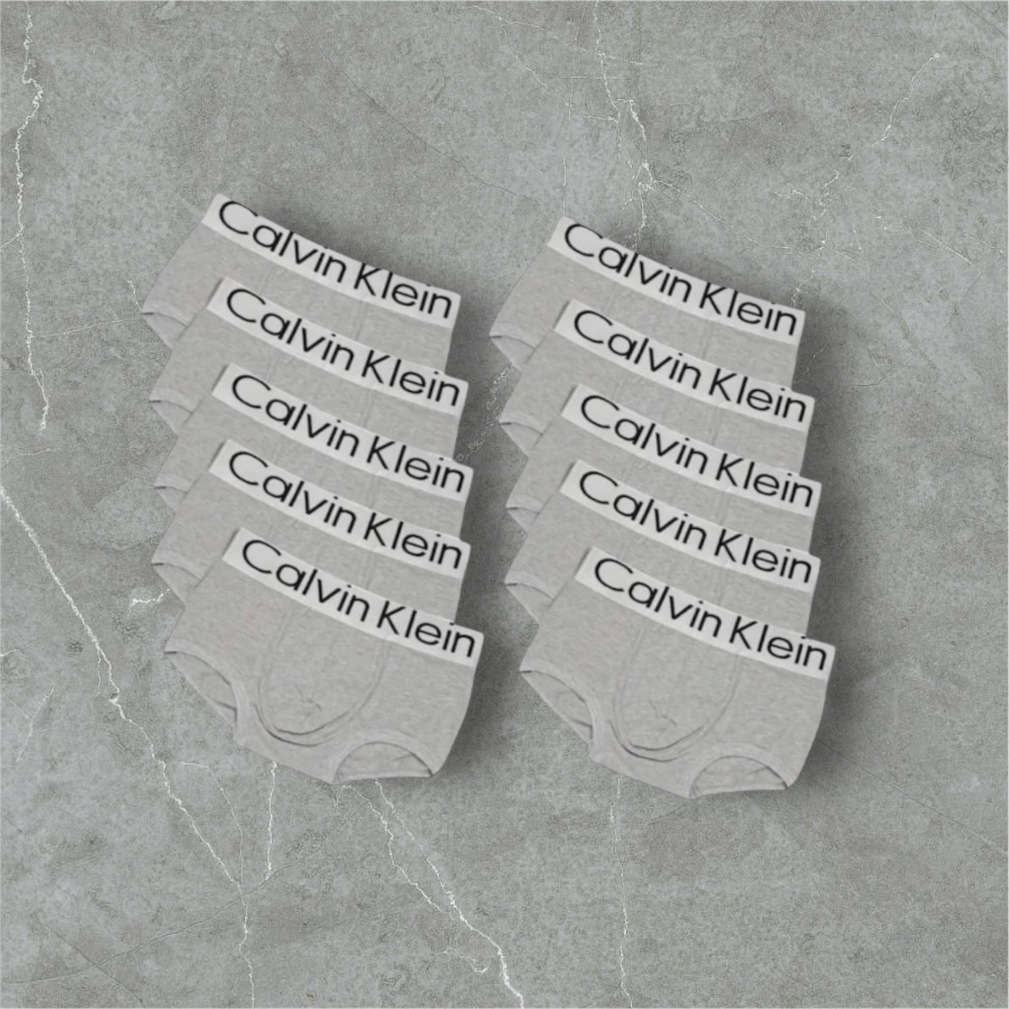 Calvin Underwear Pack 10 Only Gray +ΔΩΡΟ T-SHIRT