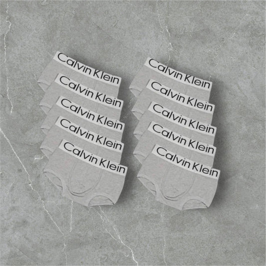 Calvin Underwear Pack 10 Only Gray +ΔΩΡΟ T-SHIRT