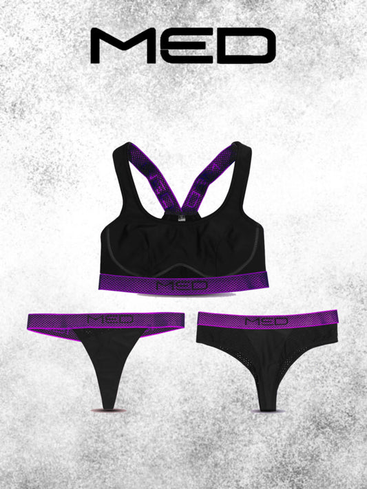 Med Women’s Full Pack 3 purple