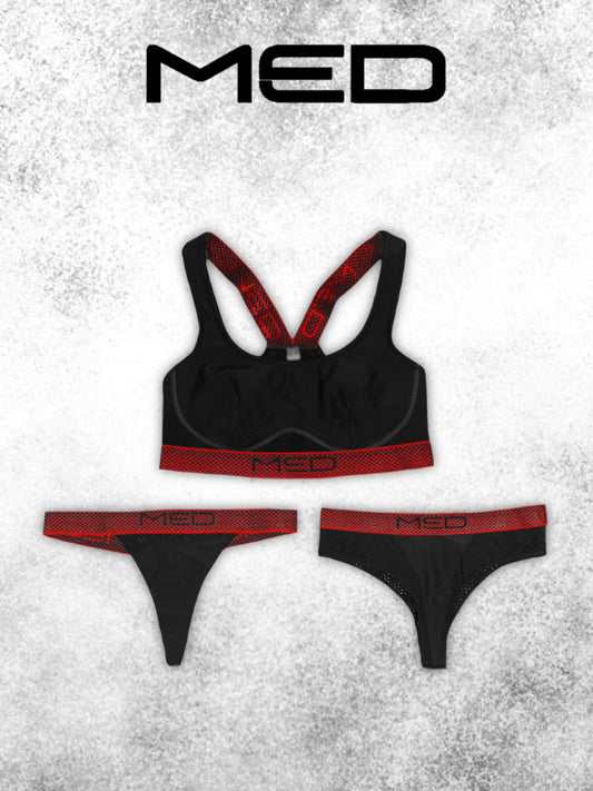 Med Women’s Full Pack 3 Red