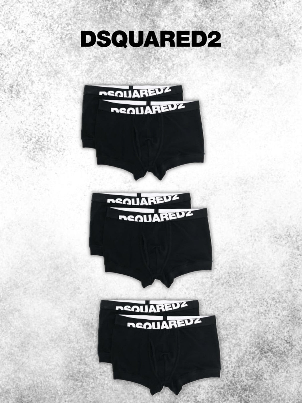 Dsquared Underwear Pack 6 Dark Blue