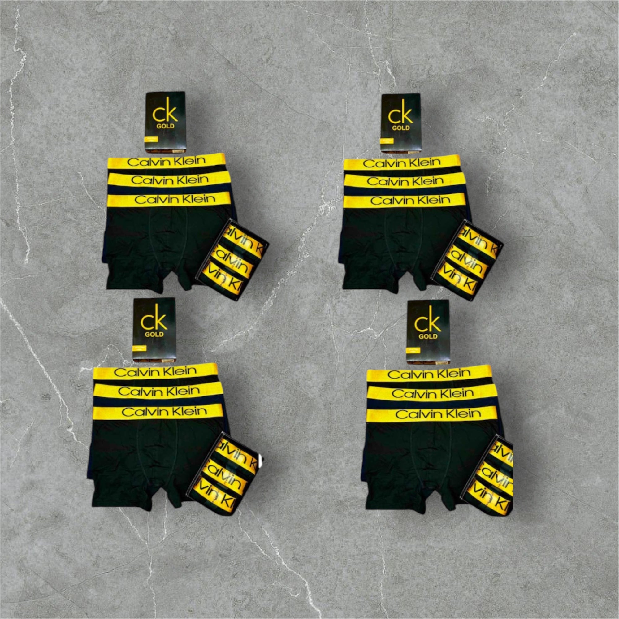 Calvin Klein Underwear Pack 12 Classic Black Gold