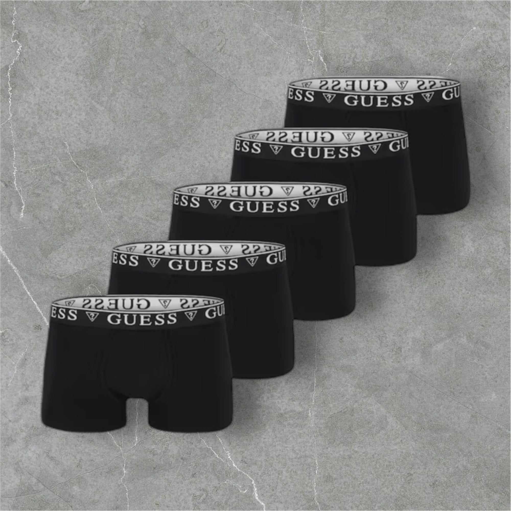 Guess Underwear Pack 5 Only Black