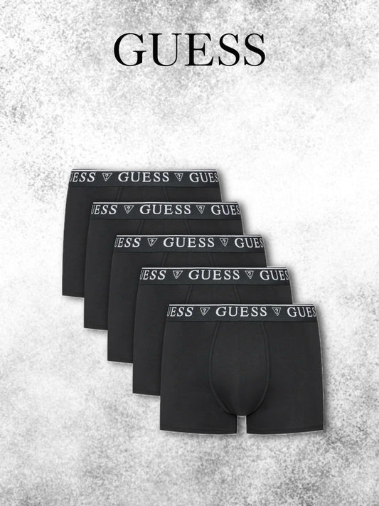 Guess Underwear Pack 5 Only Black