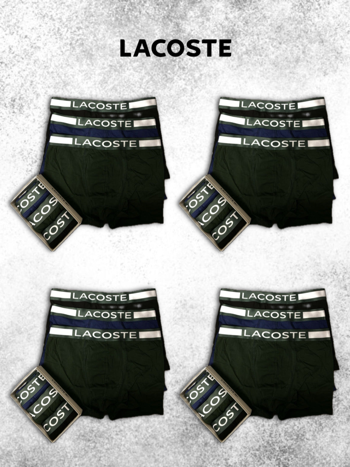 Lacoste Underwear Pack 12 Code - 3770 +ΔΩΡΟ T-SHIRT