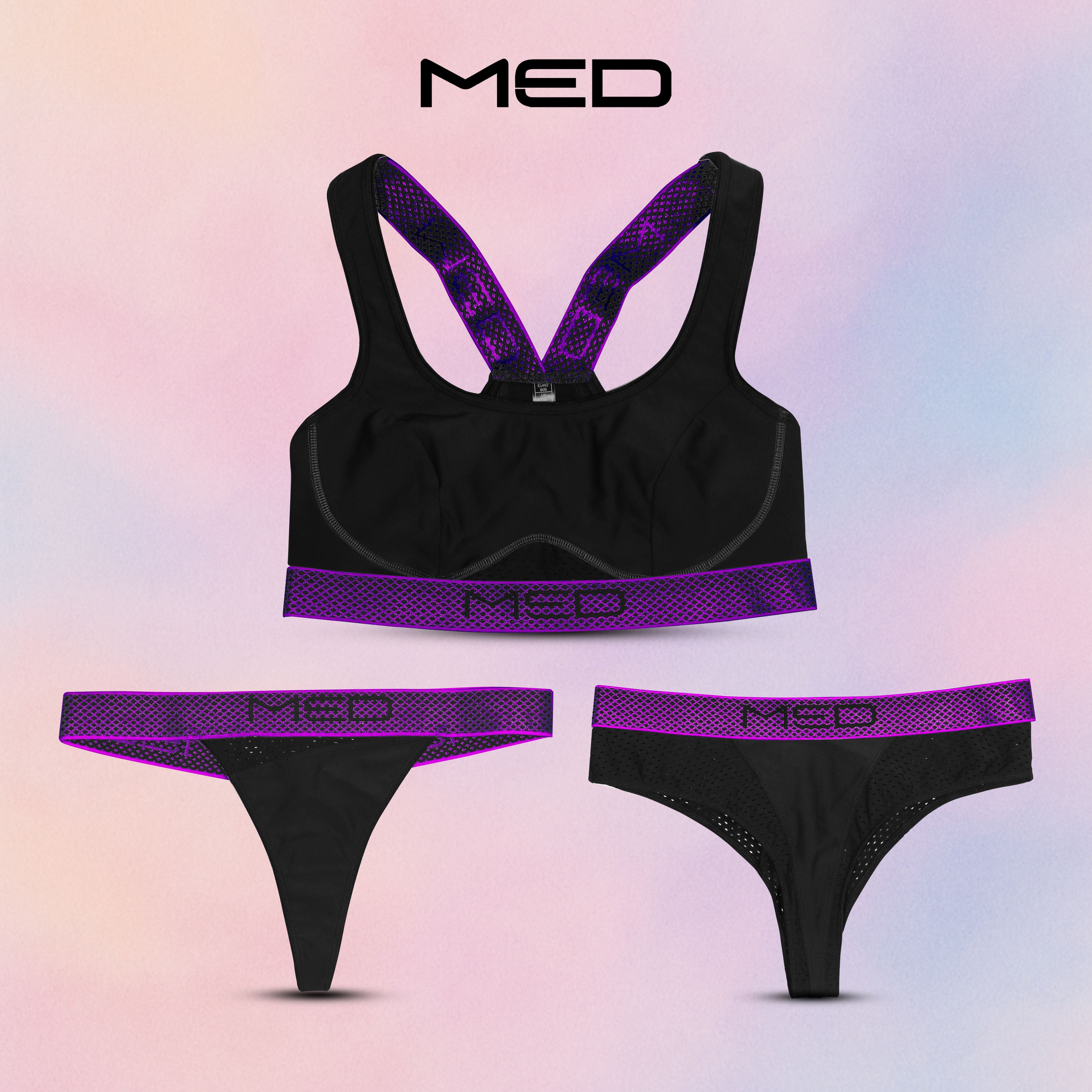 Med Women’s Full Pack 3 purple