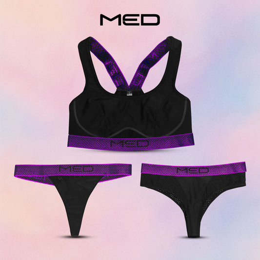 Med Women’s Full Pack 3 purple