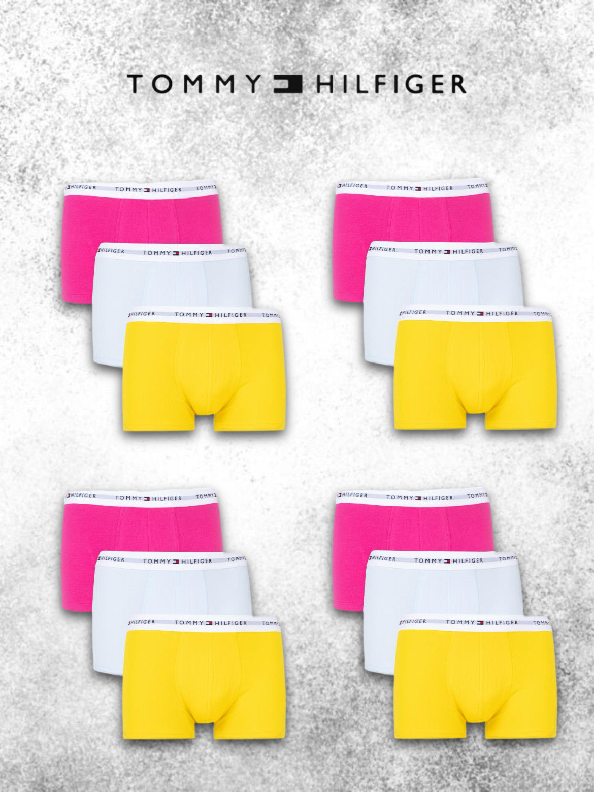 Tommy Underwear Pack 12 Best Off Colours