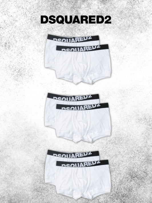Dsquared Underwear Pack 6 White