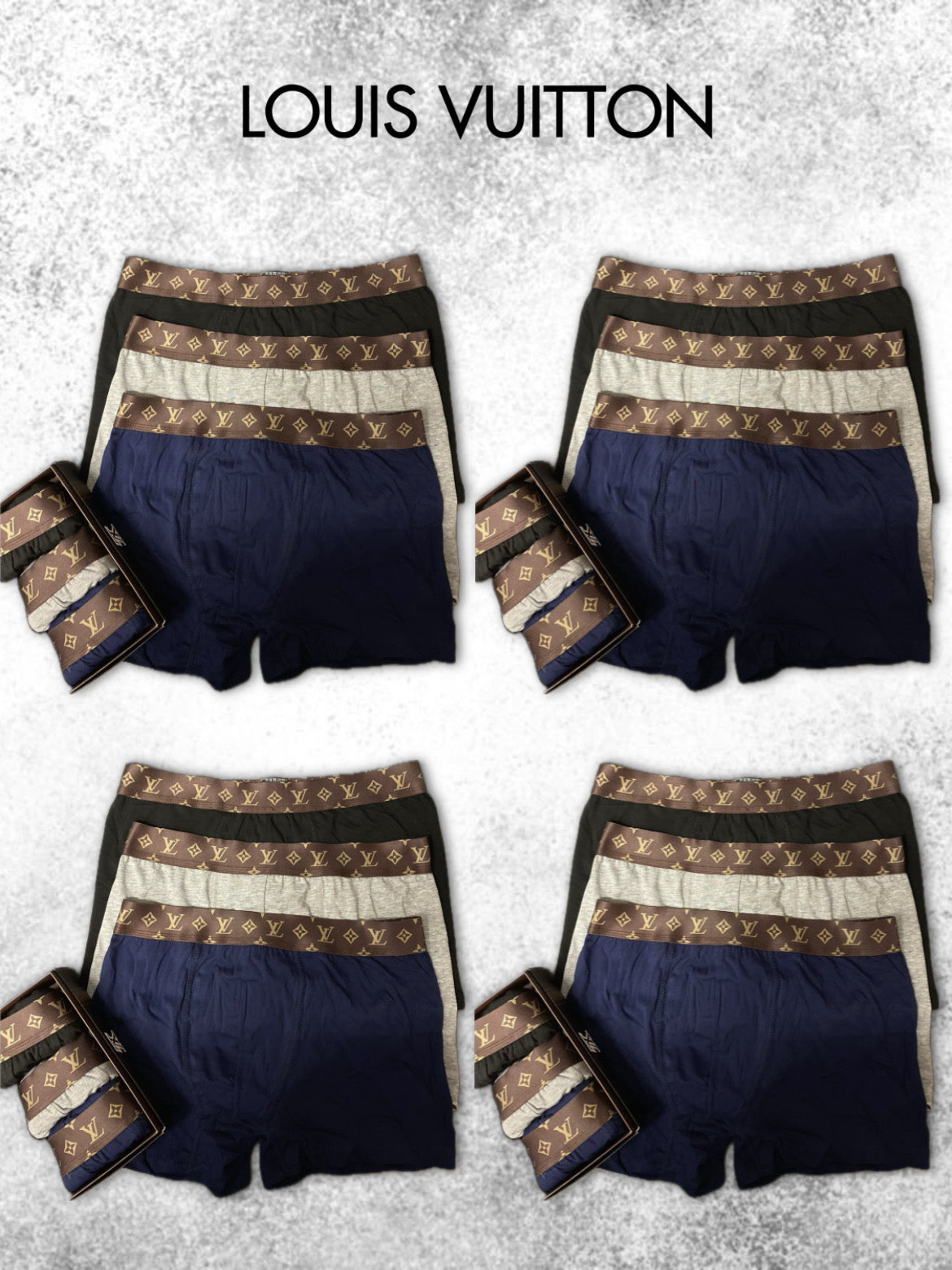 Louis Vuitton Underwear Pack 12 Code - 1323 +ΔΩΡΟ T-SHIRT