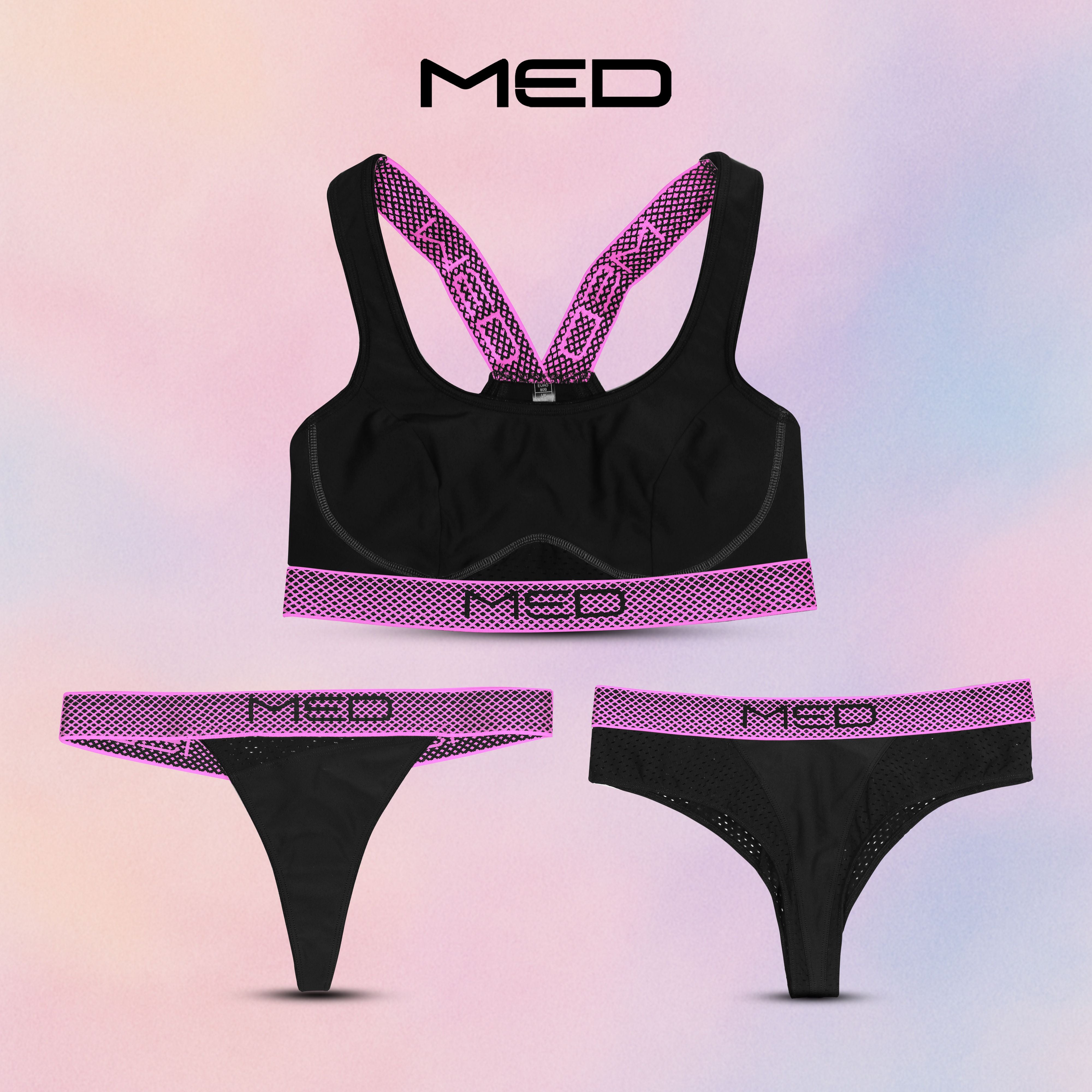 Med Women’s Full Pack 3 Rose