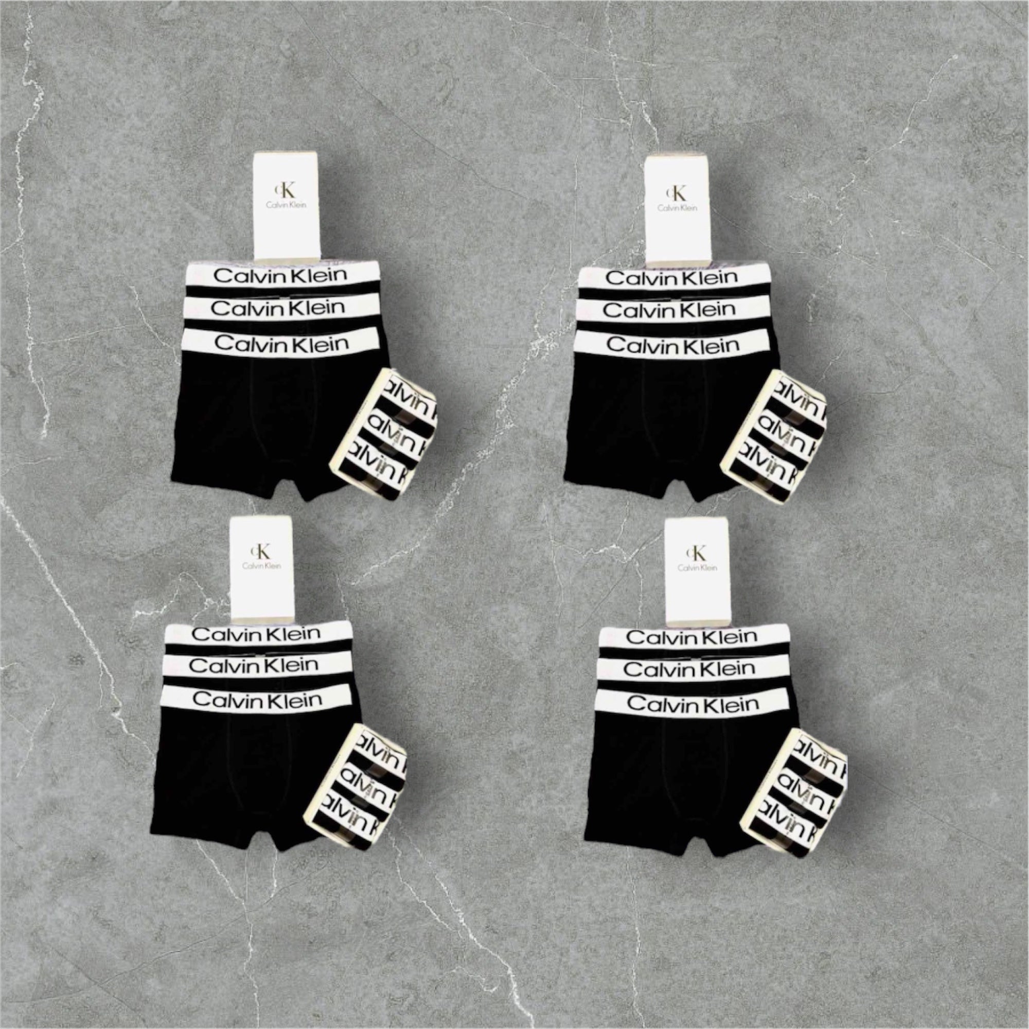 Calvin Klein Underwear Pack 12 Classic Black Silver