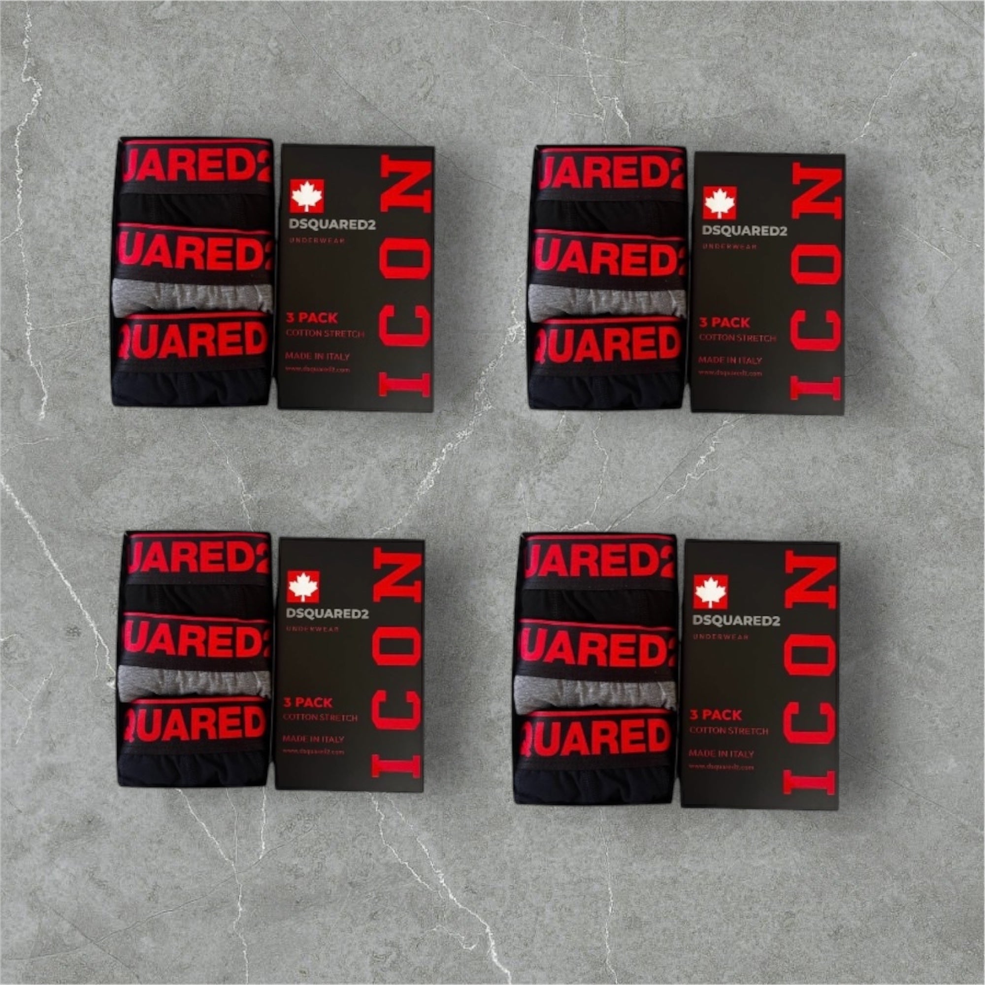 Dsquared Underwear Pack 12 New +ΔΩΡΟ T-SHIRT
